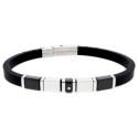 Pulsera caucho y acero - MTC203BR
