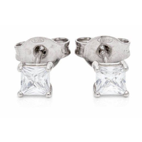 Pendientes plata y ciconitas - LAD1260A-4
