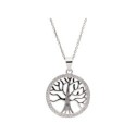 Colgante árbol vida plata y circonitas - LAD4809CL