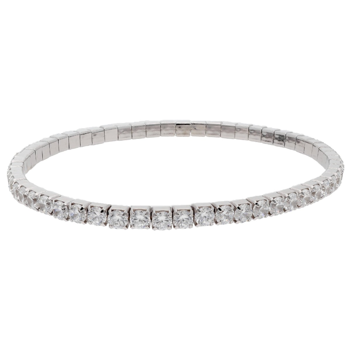 Pulsera riviere plata y circonitas - LAD4810BR