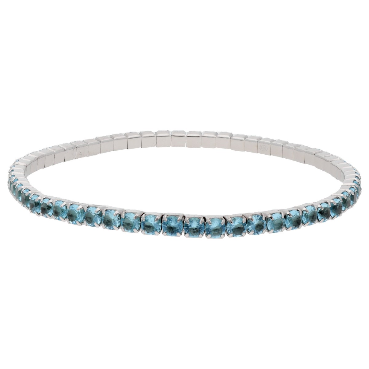 Pulsera riviere plata y circonitas - LAD4810BR-AQ