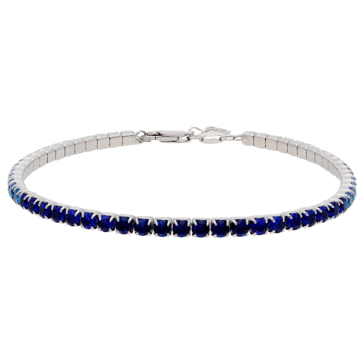 Pulsera riviere plata y circonitas - LAD4811BR-A