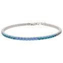 Pulsera riviere plata y circonitas - LAD4811BR-AQ