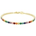 Pulsera riviere plata y circonitas - LAD4811BR-DM