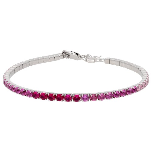 Pulsera riviere plata y circonitas - LAD4811BR-R