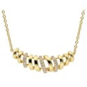 Collar plata y circonitas - LAD4821CL-D