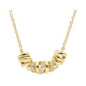 Collar plata y circonitas - LAD4822CL-D