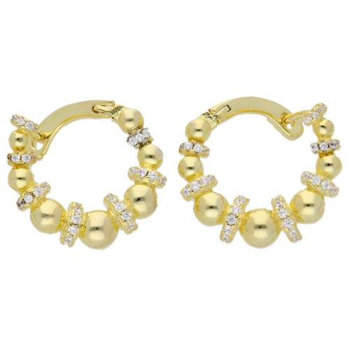 Pendientes plata y circonitas - LAD4823A-D