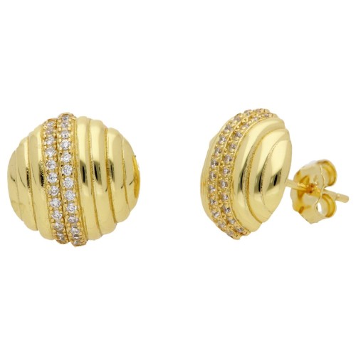 Pendientes plata y circonitas - LAD4824A-D