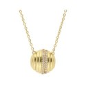 Collar plata y circonitas - LAD4824CL-D