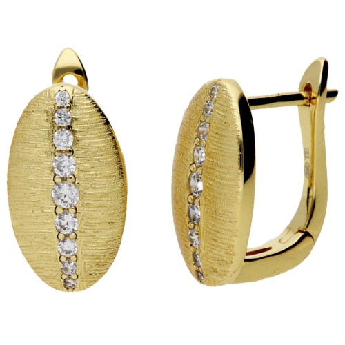 Pendientes plata y circonitas - LAD4825A-D