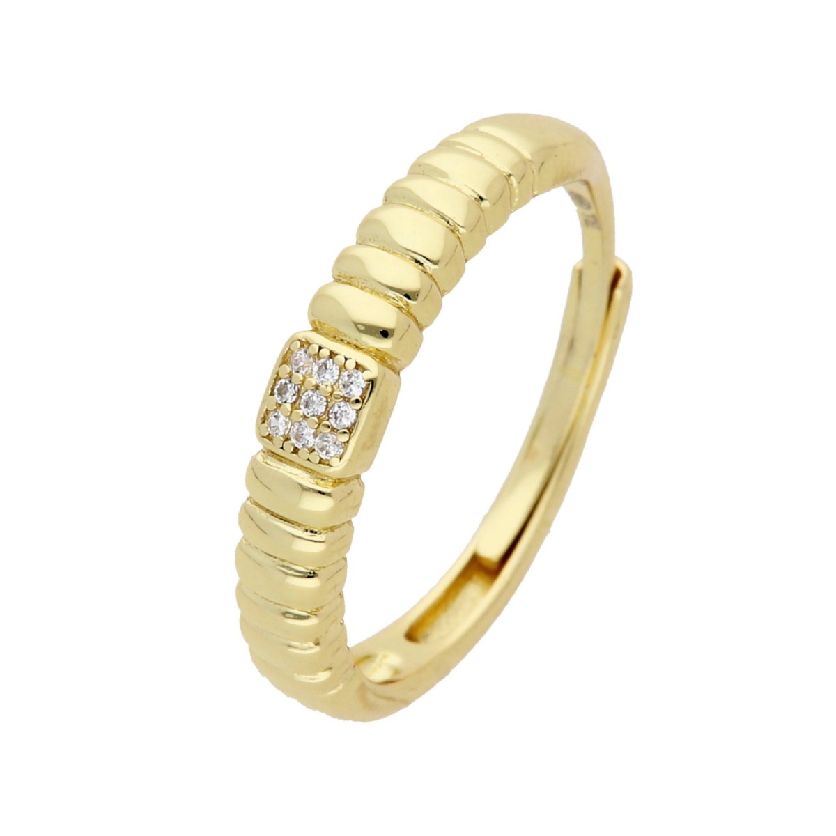 Anillo plata y circonitas - LAD4826AN-D