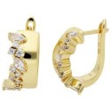 Pendientes plata y circonitas - LAD4828A-D