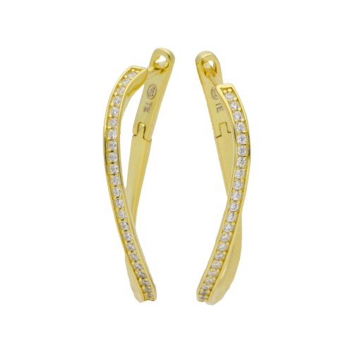 Pendientes plata y circonitas - LAD4831A-D