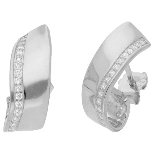 Pendientes plata y circonitas - LAD4835A