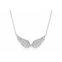 Colgante alas plata y circonitas - LAD4840CL