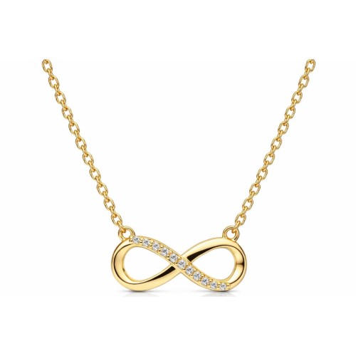 Colgante infinito plata y circonitas - LAD4843CL-D