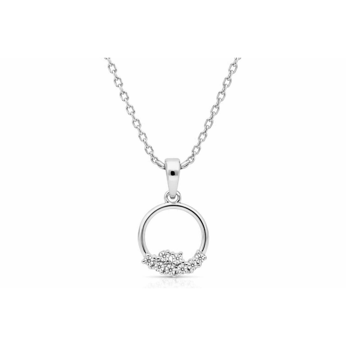 Colgante plata y circonitas - LAD4844CL
