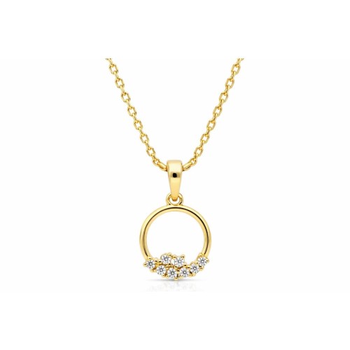 Colgante plata y circonitas - LAD4844CL-D