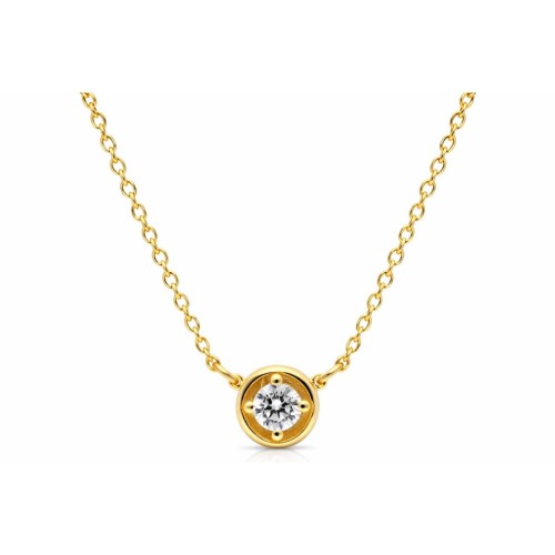 Colgante plata y circonitas - LAD4845CL-D