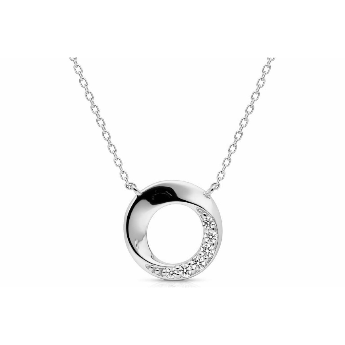 Colgante plata y circonitas - LAD4846CL