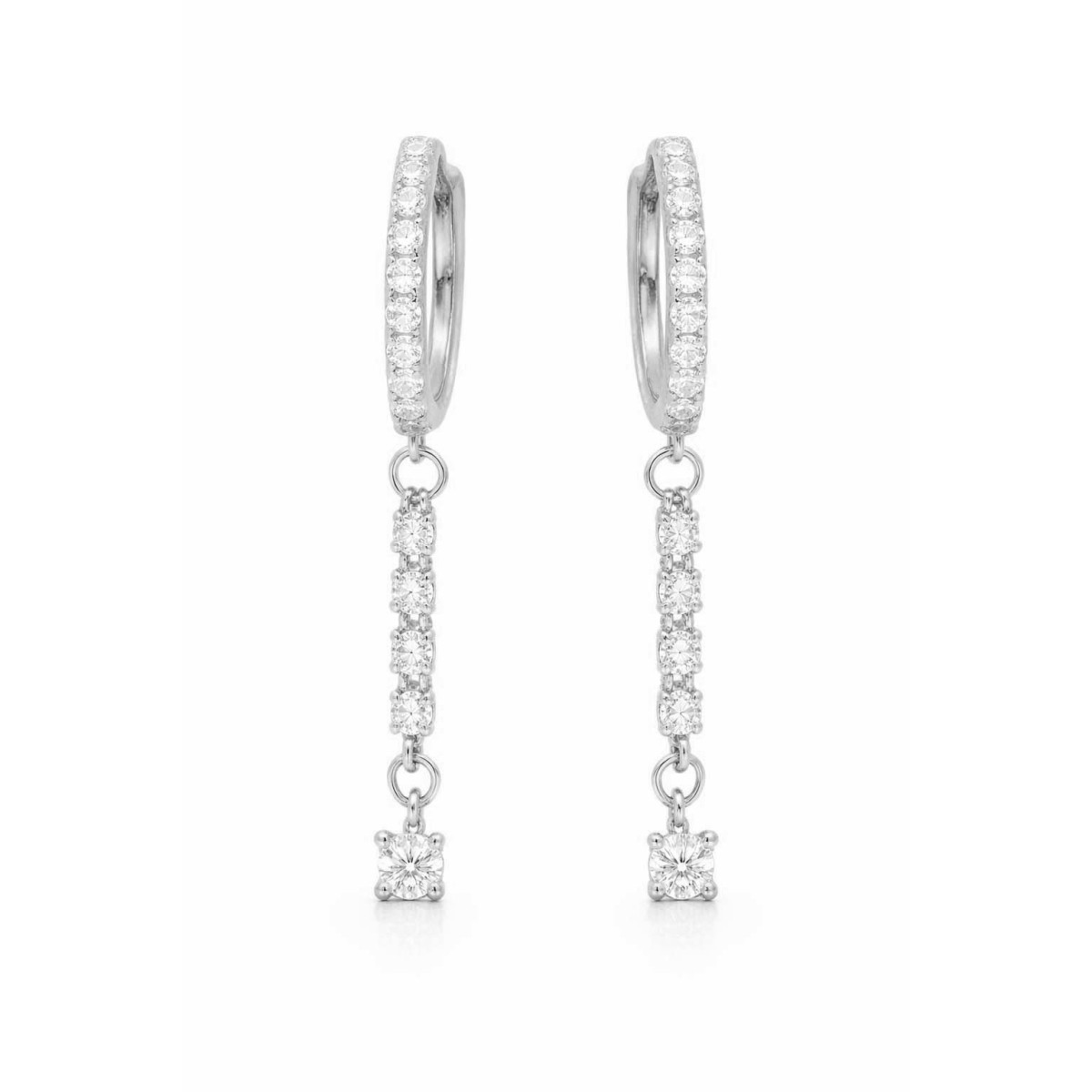 Pendientes plata y circonitas - LAD4856A