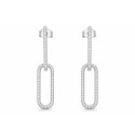 Pendientes plata y circonitas - LAD4857A