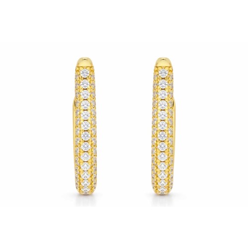 Pendientes plata y circonitas - LAD4853A-D