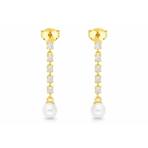 Pendientes plata y circonitas - LAD4855A-D