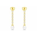 Pendientes plata y circonitas - LAD4855A-D