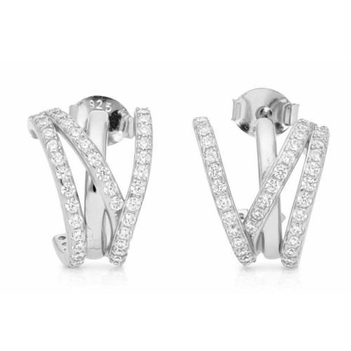 Pendientes plata y circonitas - LAD4848A