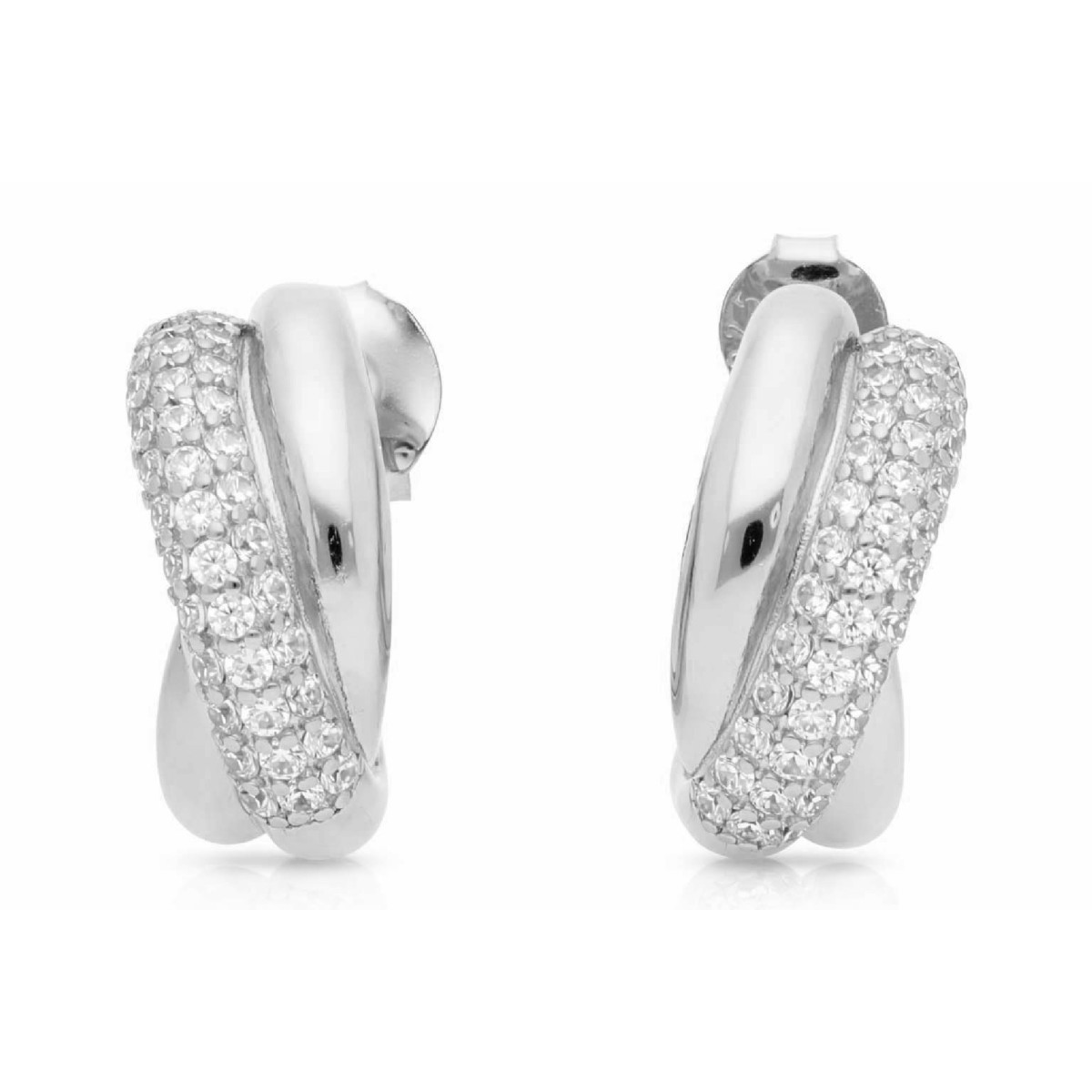 Pendientes plata y circonitas - LAD4850A
