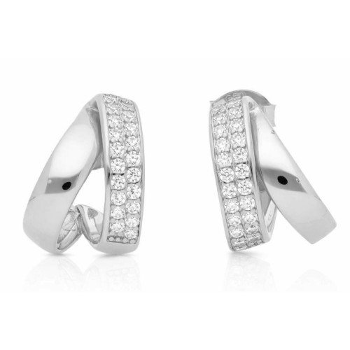 Pendientes plata y circonitas - LAD4852A