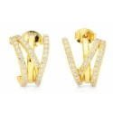 Pendientes plata y circonitas - LAD4848A-D