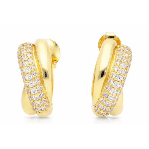 Pendientes plata y circonitas - LAD4850A-D