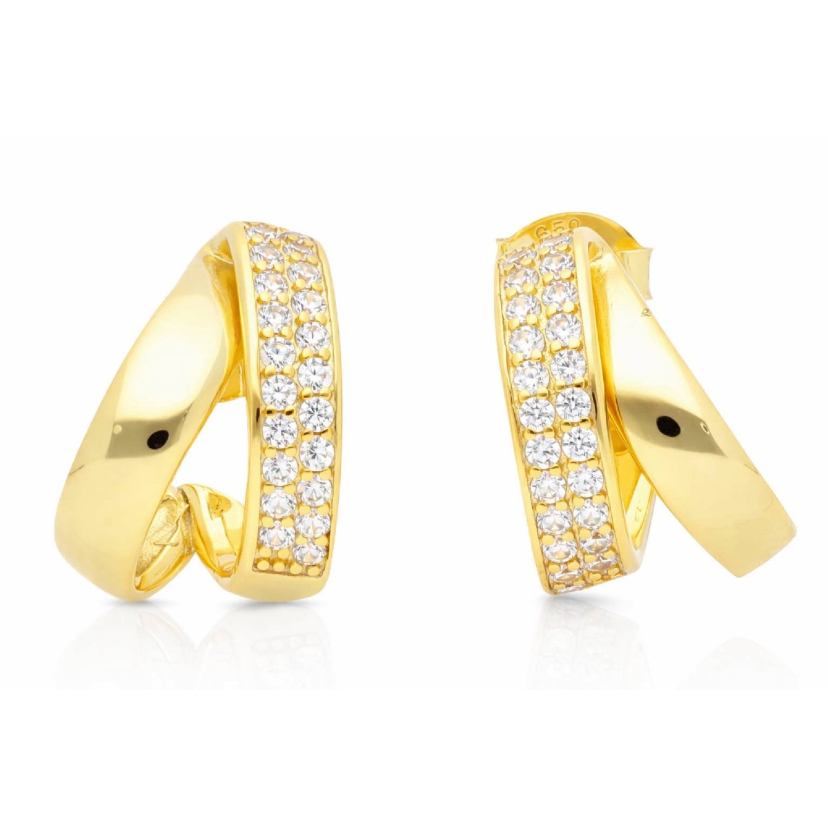 Pendientes plata y circonitas - LAD4852A-D