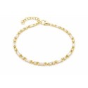 Pulsera plata y circonitas - LAD4837BR-D