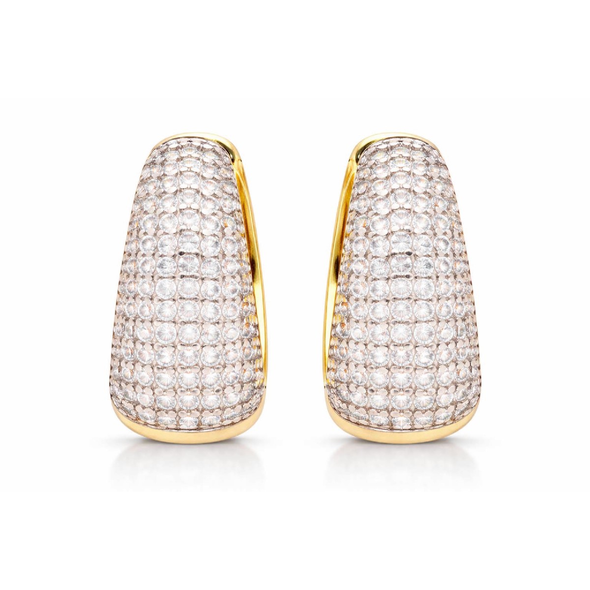 Pendientes plata y circonitas - LAD4858A-D