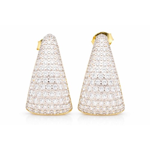 Pendientes plata y circonitas - LAD4859A-D