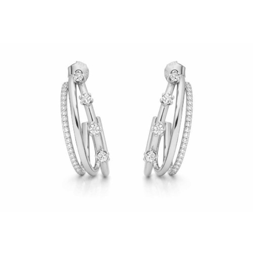 Pendientes plata y circonitas - LAD4851A