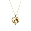 Colgante corazón plata - MAMA37CL-D