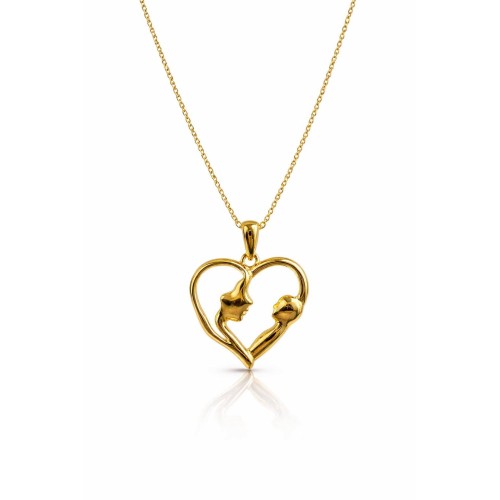 Colgante corazón plata - MAMA33CL-D