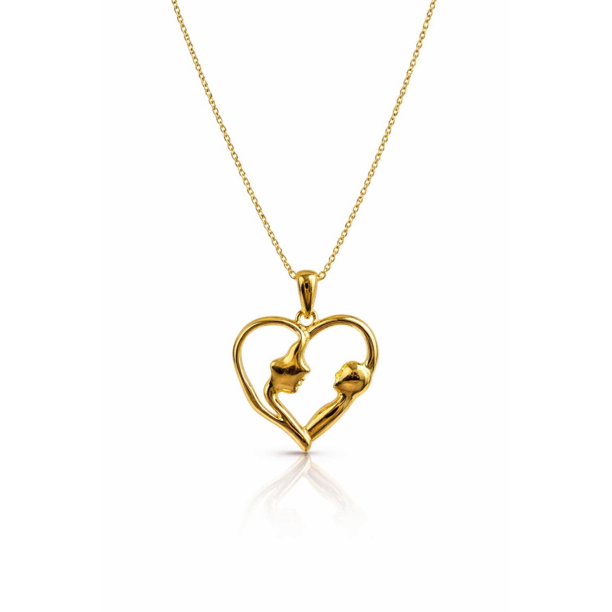 Colgante corazón plata - MAMA33CL-D