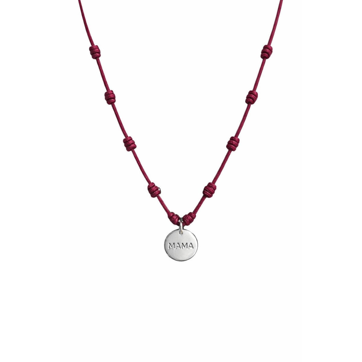Collar mamá plata - MAMA26CL