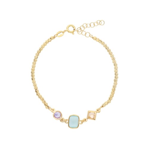 Pulsera plata y circonitas - LAF6602BR-D