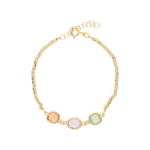 Pulsera plata y circonitas - LAF6607BR-D