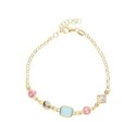 Pulsera plata y circonitas - LAF6611BR-D