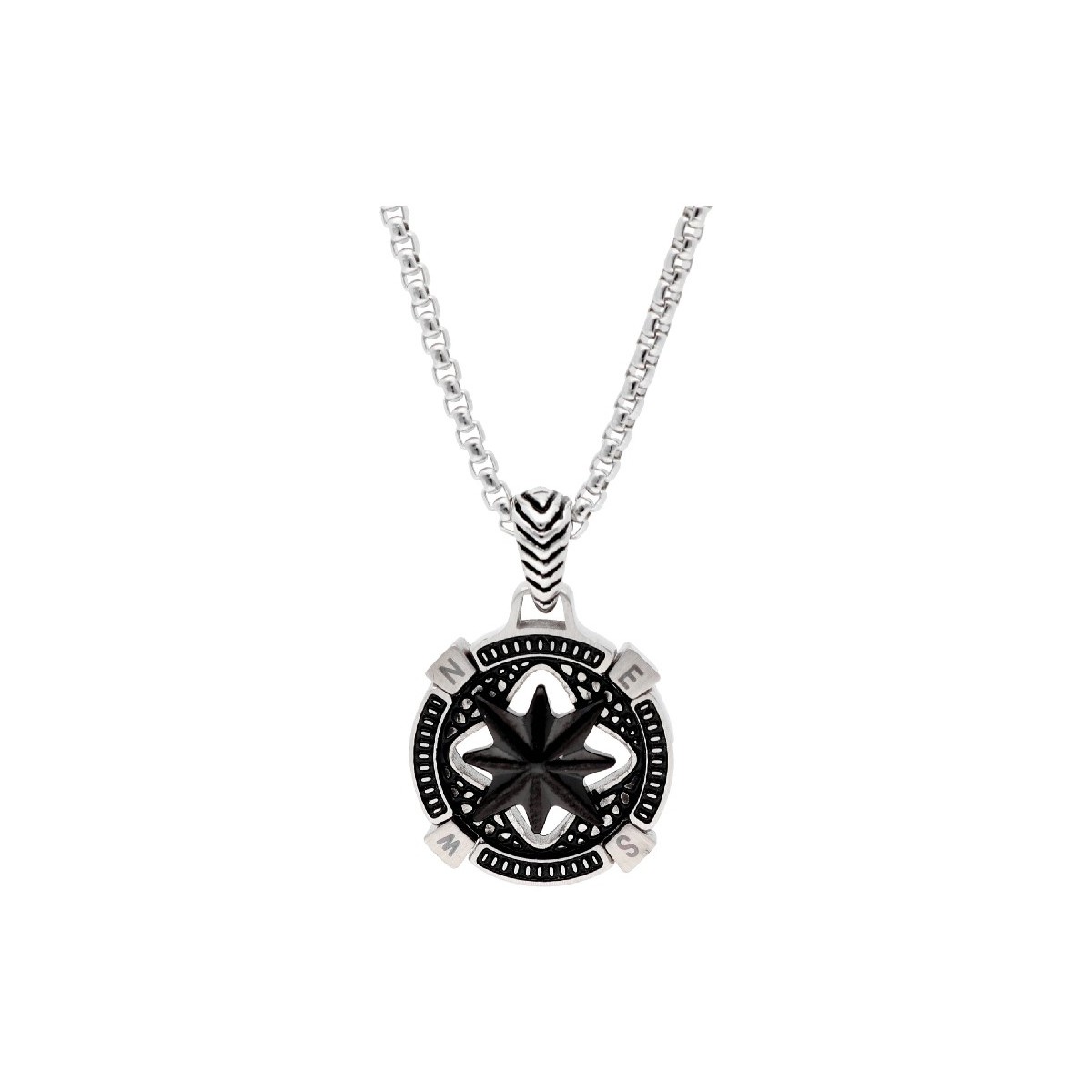 Colgante rosa vientos acero - RB331