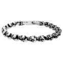Pulsera acero calaveras - RB335