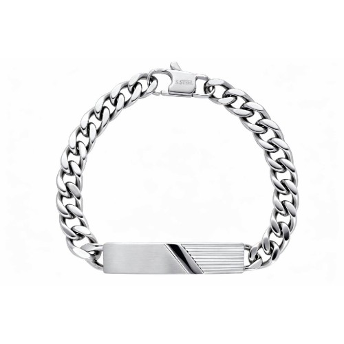 Pulsera acero 9mmx21cm - 87CD047BR